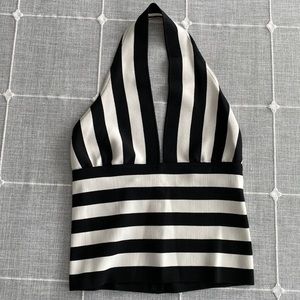 Plunge halter top - size 8
